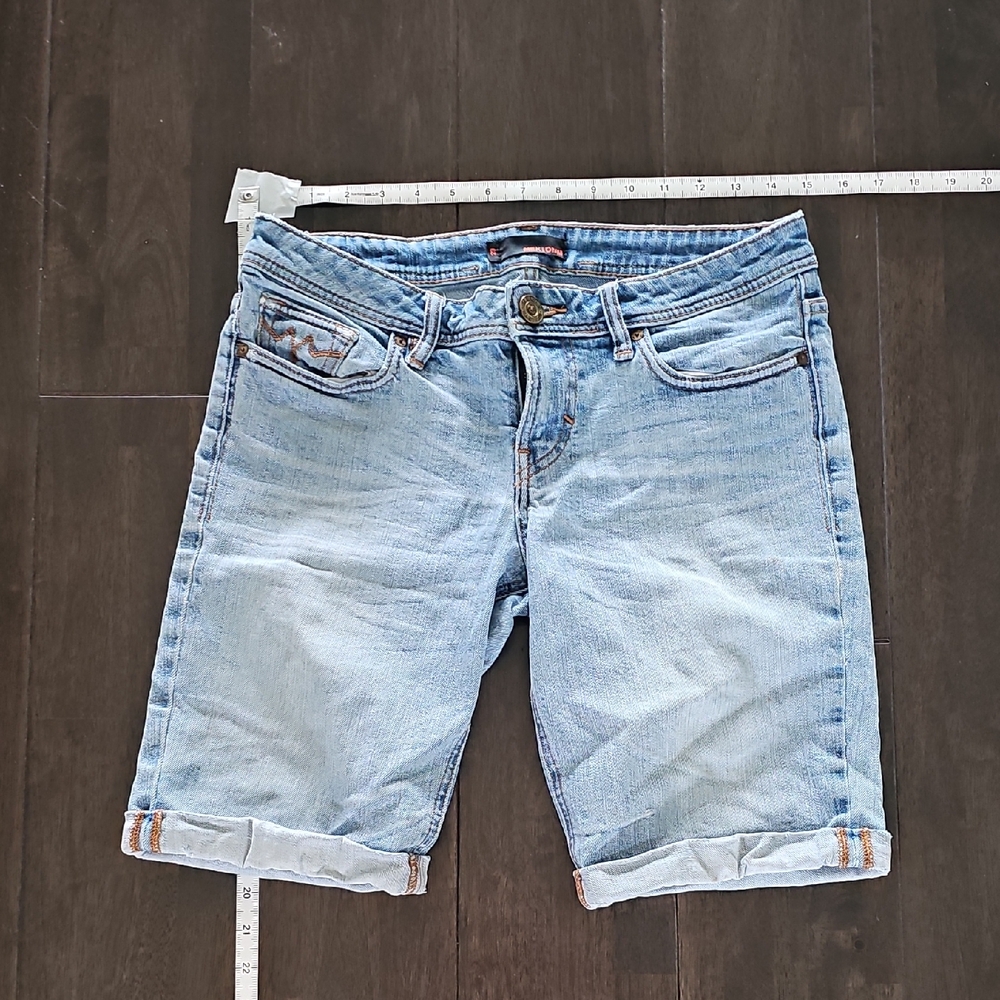 Women's Light Blue Denim Shorts